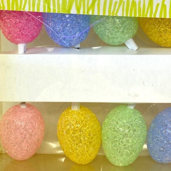Vintage Target EVA Decorative Easter Eggs String Light Set 10 Count - Picture 3 of 5